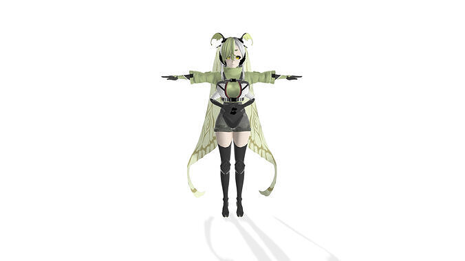 Furry Model Low-poly 3D model