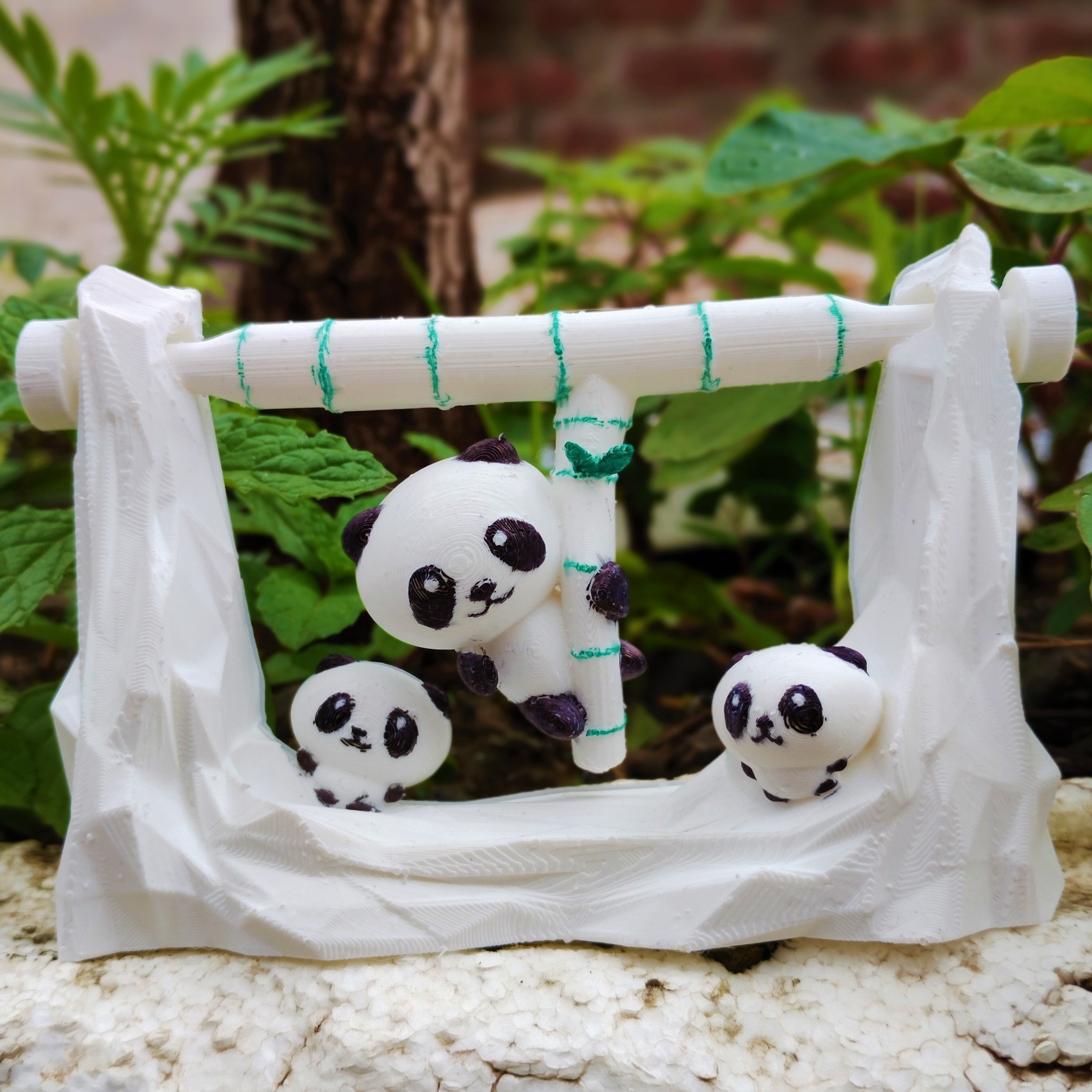 Swinging Panda 3D print model_4