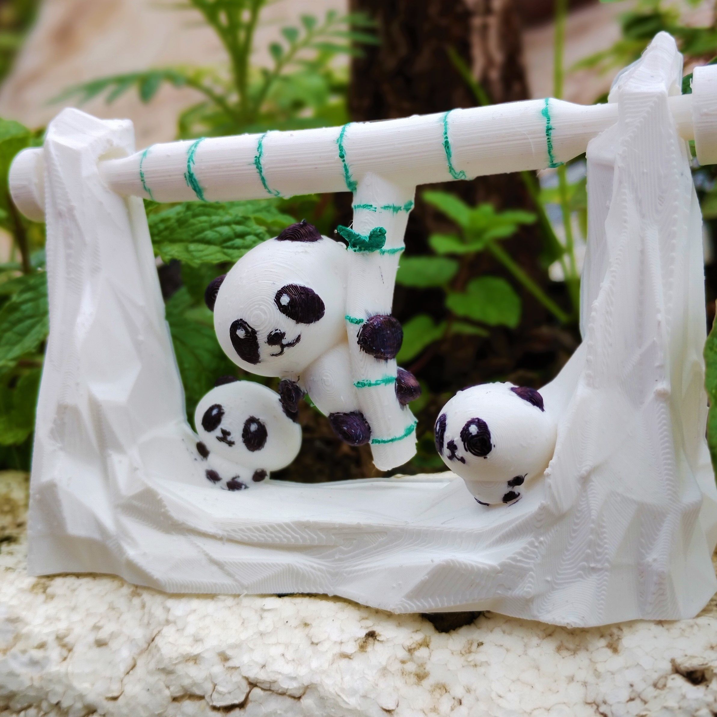 Swinging Panda 3D print model_5