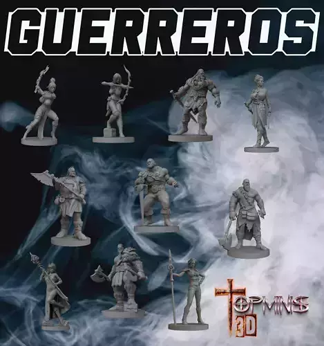 WARRIORS AND WARRIORS 3D print model