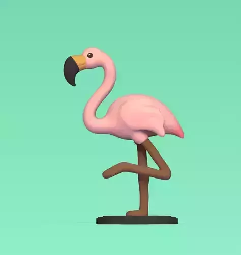 Standing Flamingo