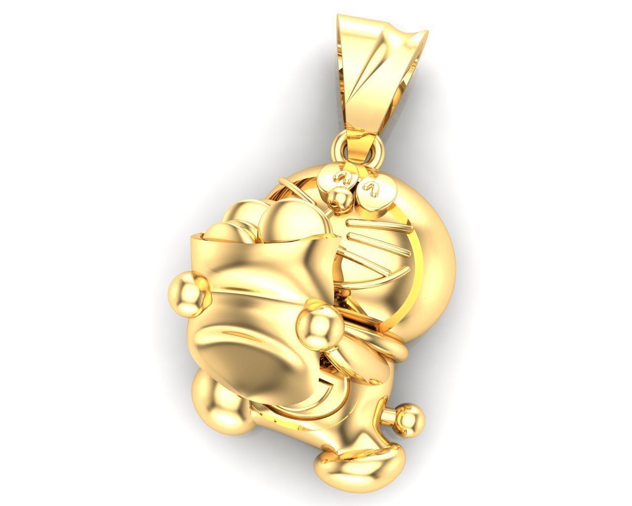 Doraemon Pendant 3D print model_1