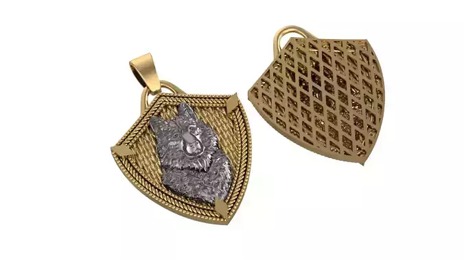 Wolf Pendant