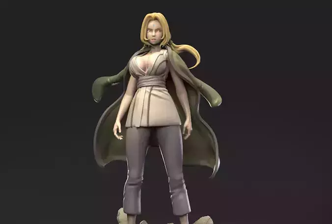 Tsunade for 3Dprint 3D print model