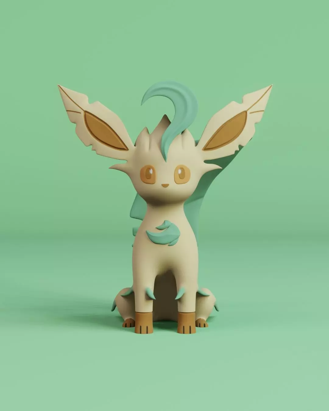 Leafeon 3D print model