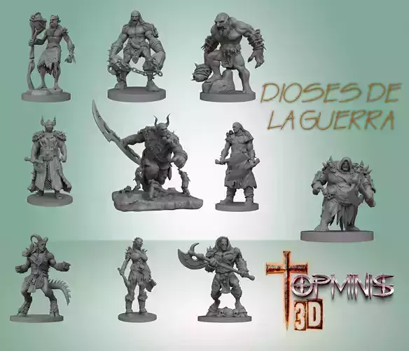 TABLETOP GAMES CHARACTERS 3D print model
