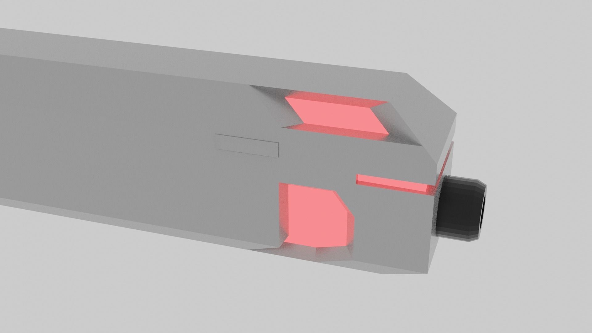 SCI FI SHOTGUN Low-poly 3D model_11