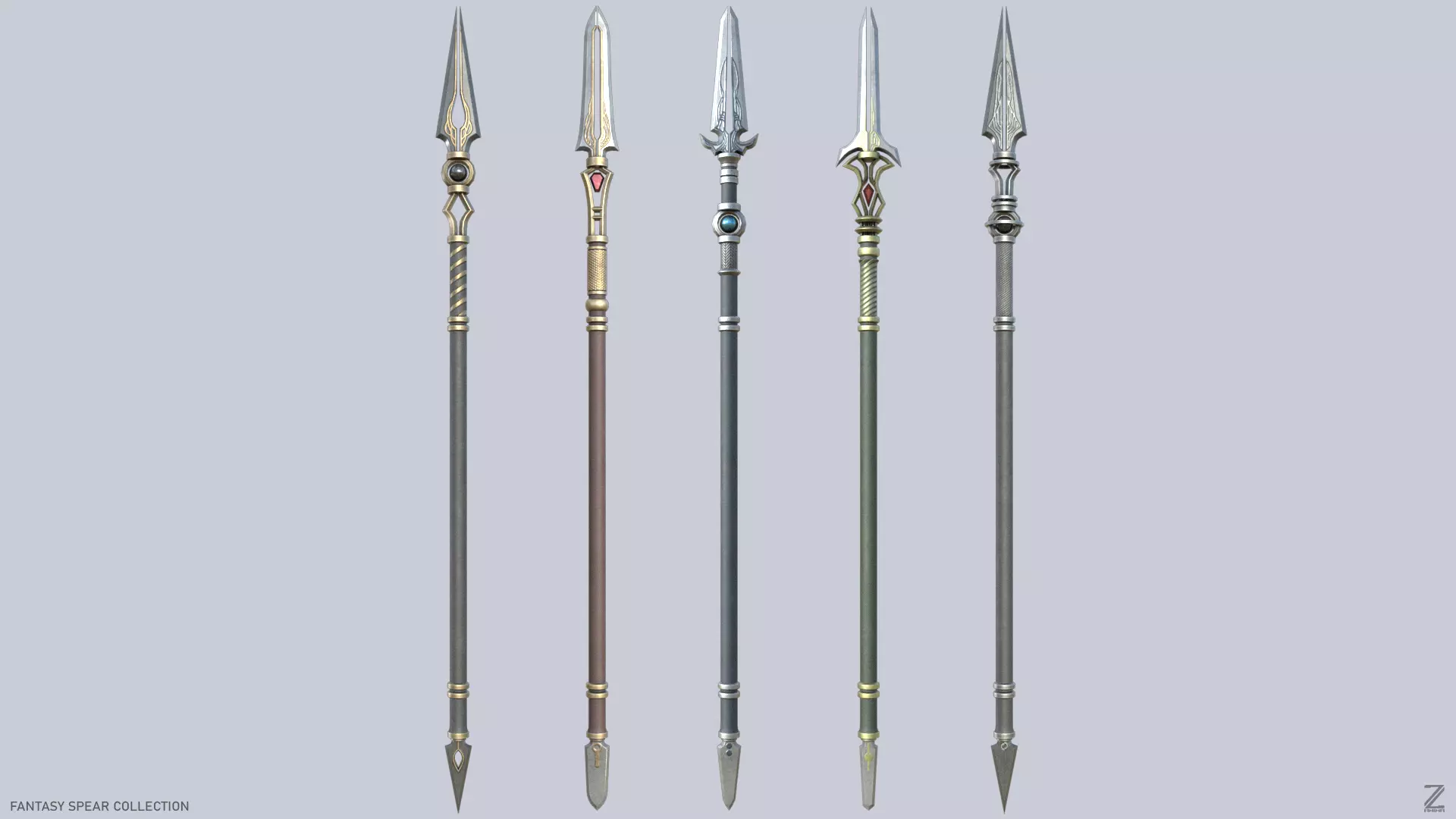 Fantasy spear collection _0