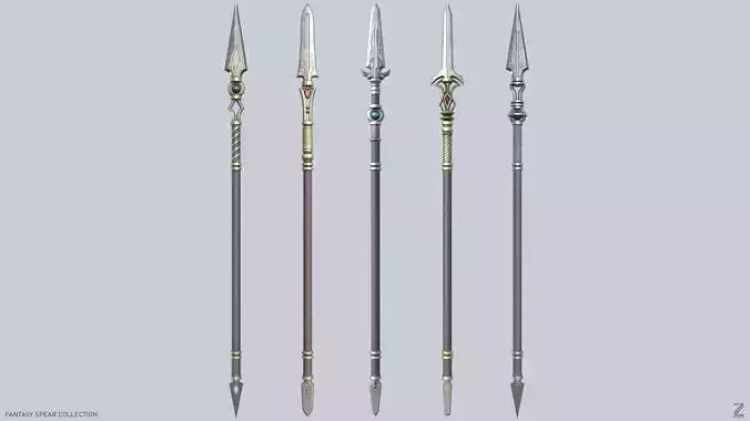 Fantasy spear collection 