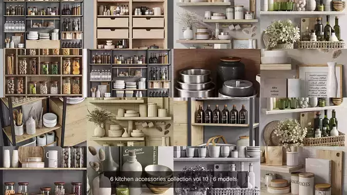 6 kitchen accessories collection vol 10 