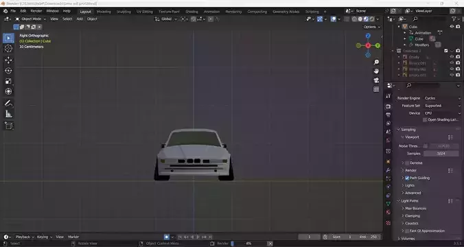 e31 widebody 3D model