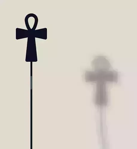 Ankh Cross Candle gadget 3D print model