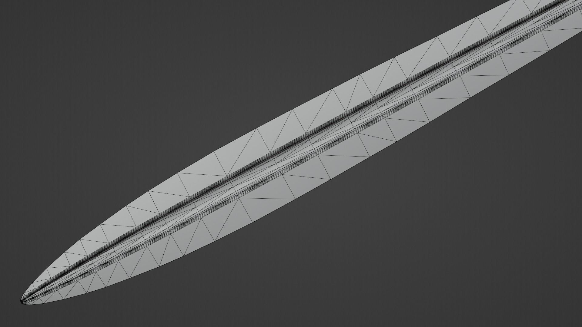 Xyphos sword with Gladius handle Low-poly 3D model_14