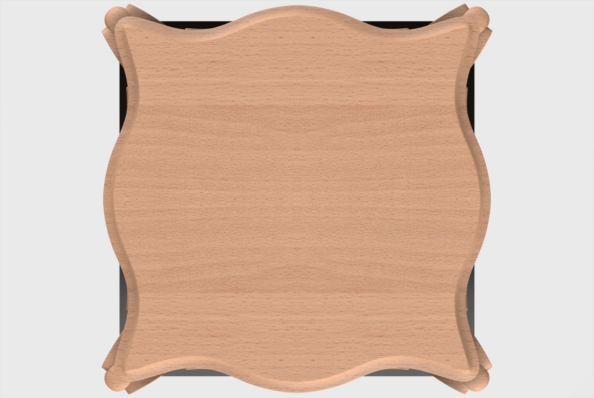 Carved telephone table for CNC 02 3D model_3