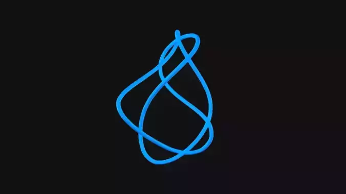 Knot 10 Low-poly 3D model