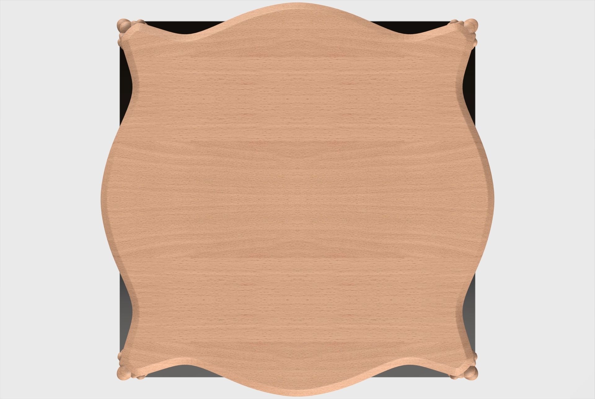 Carved coffee table for CNC 03 3D model_3