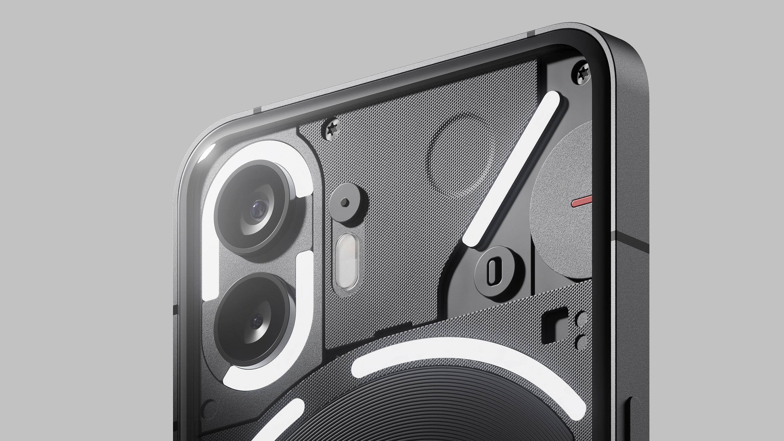 NOTHING Phone 2 2023 - dark grey and white - HQ 3D Model 3D model_2