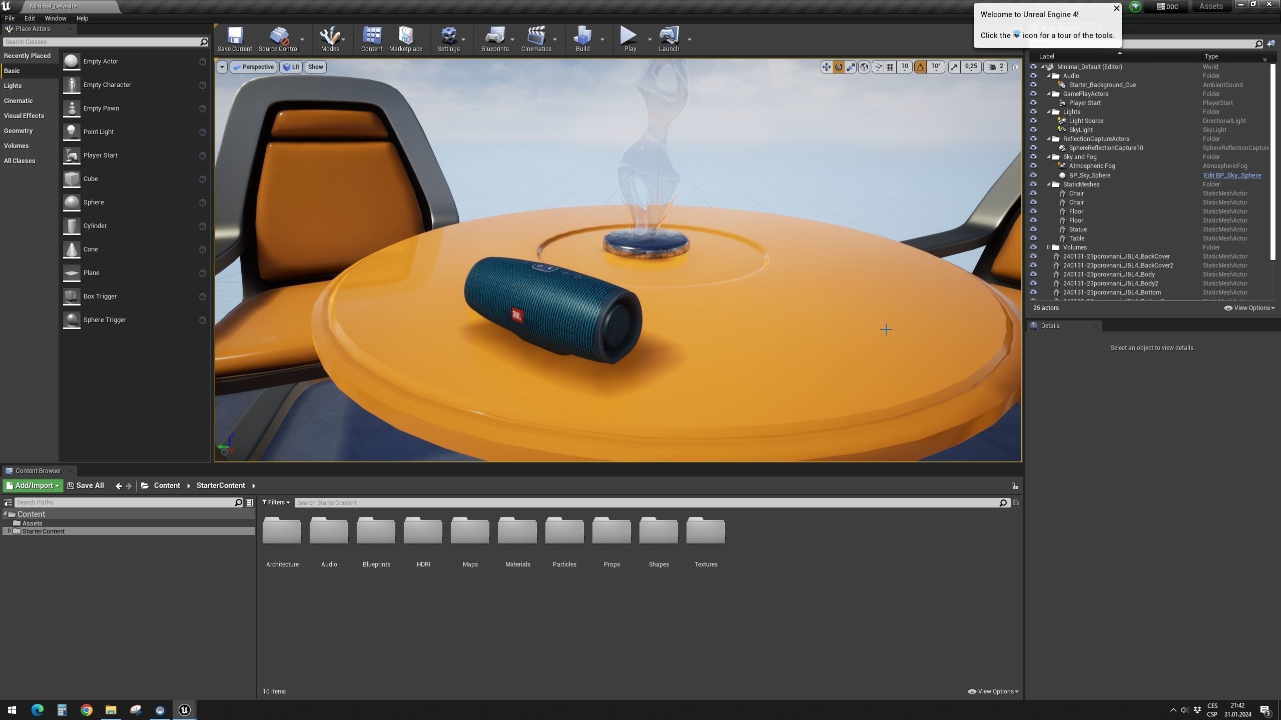 JBL Charge 4 Low-poly 3D model_20