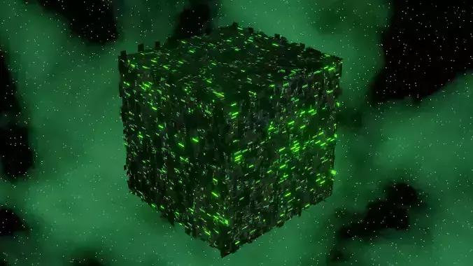 The Borg Low-poly 3D model