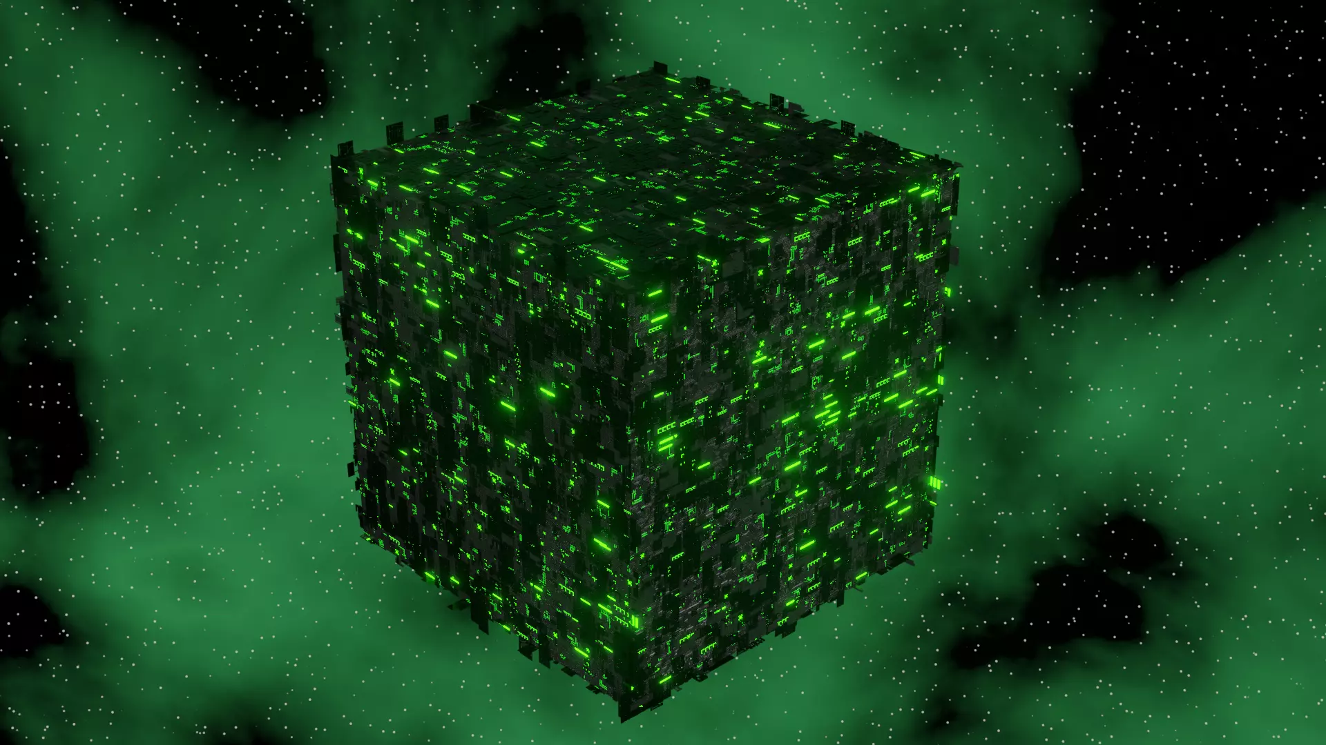 The Borg Low-poly 3D model_0