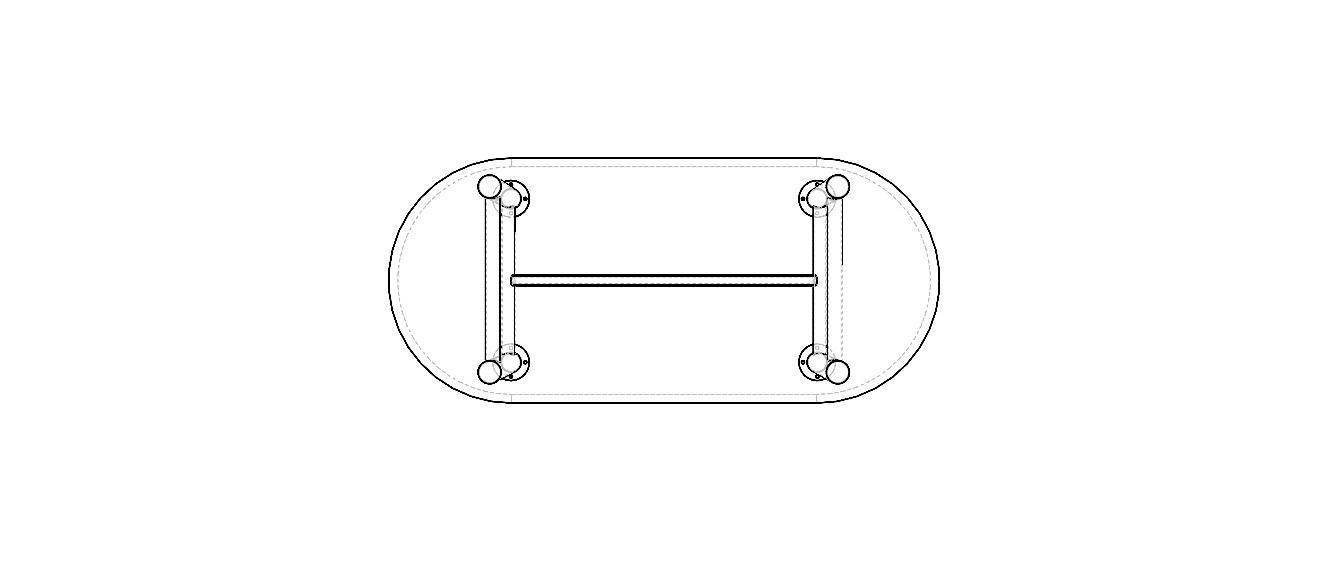 Oval Dining Table 3D model_39