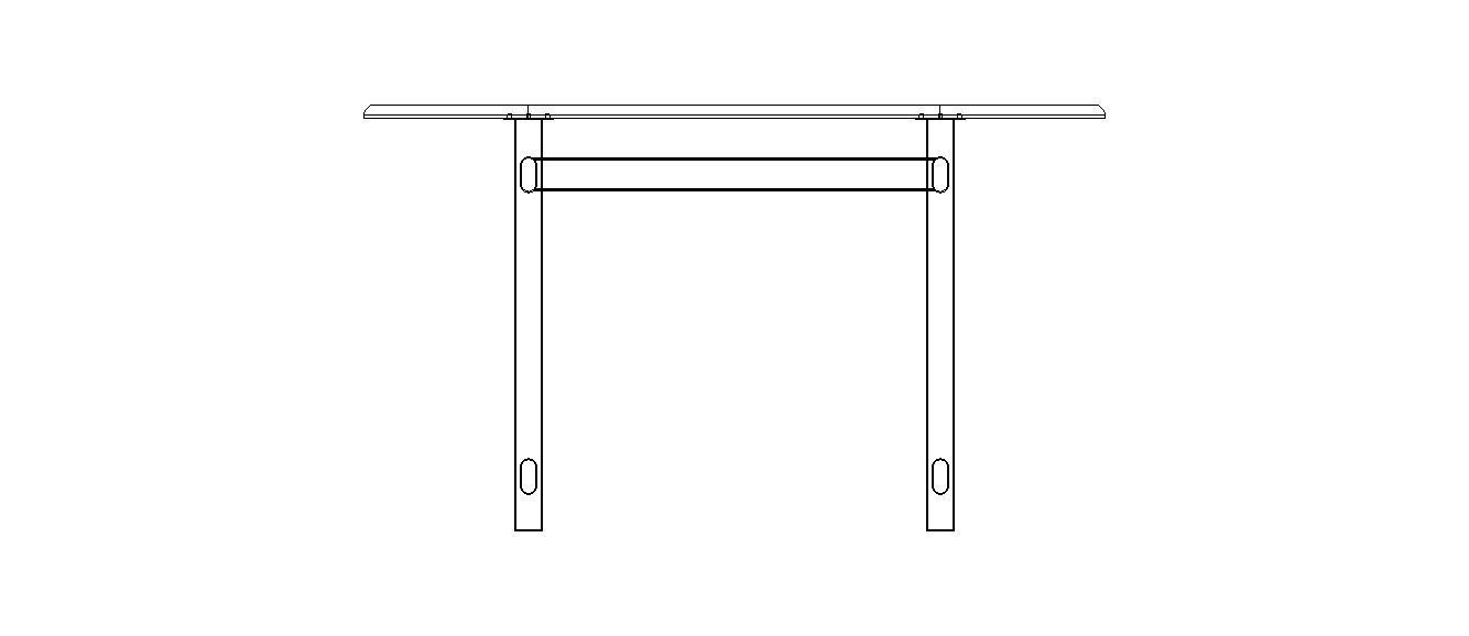 Oval Dining Table 3D model_8