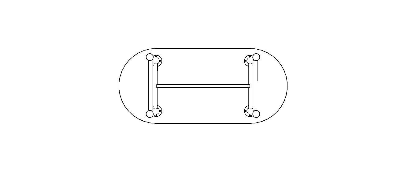 Oval Dining Table 3D model_38