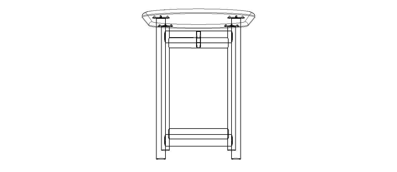 Oval Dining Table 3D model_28