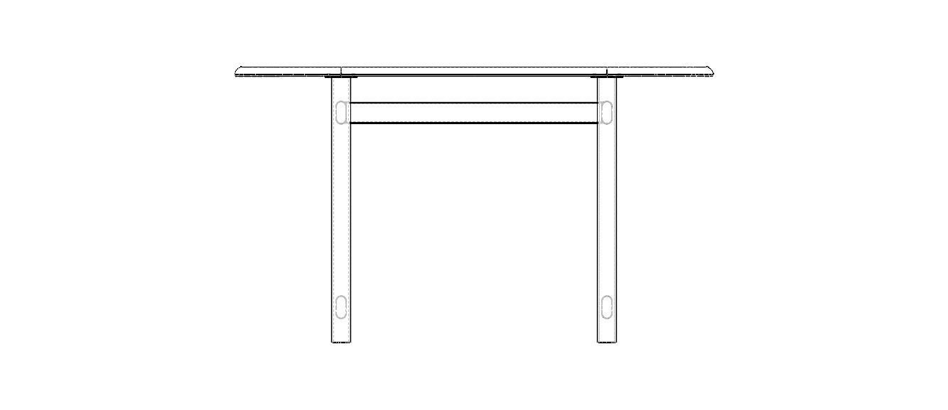 Oval Dining Table 3D model_7