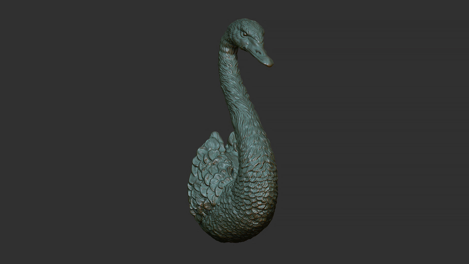 Black swan 3D print model_7