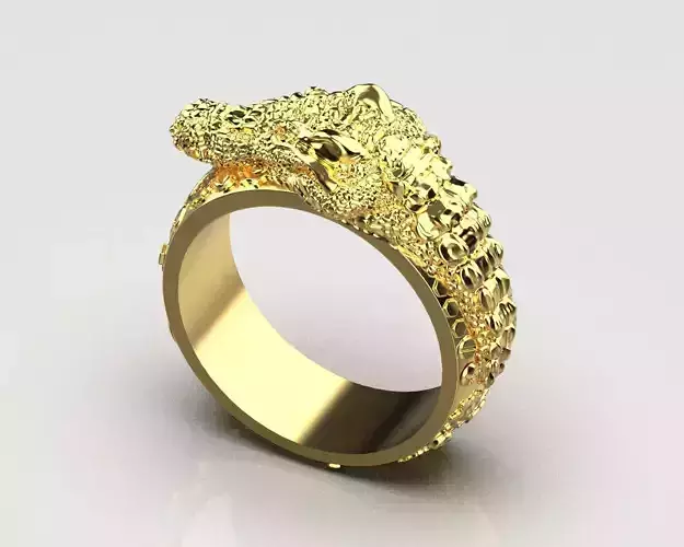  Crocodile  ring