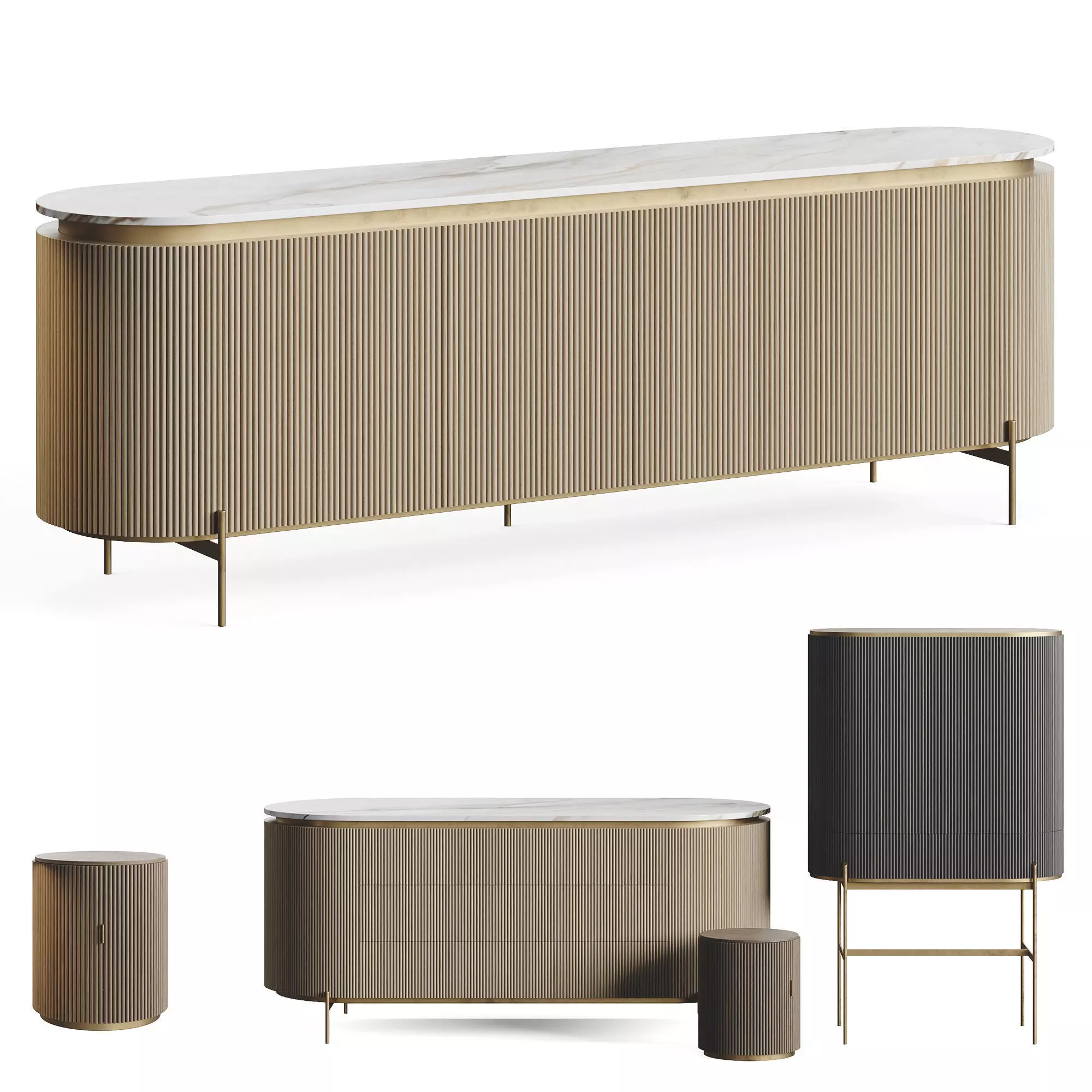 Shake Design HEGE Living Collection 3D model