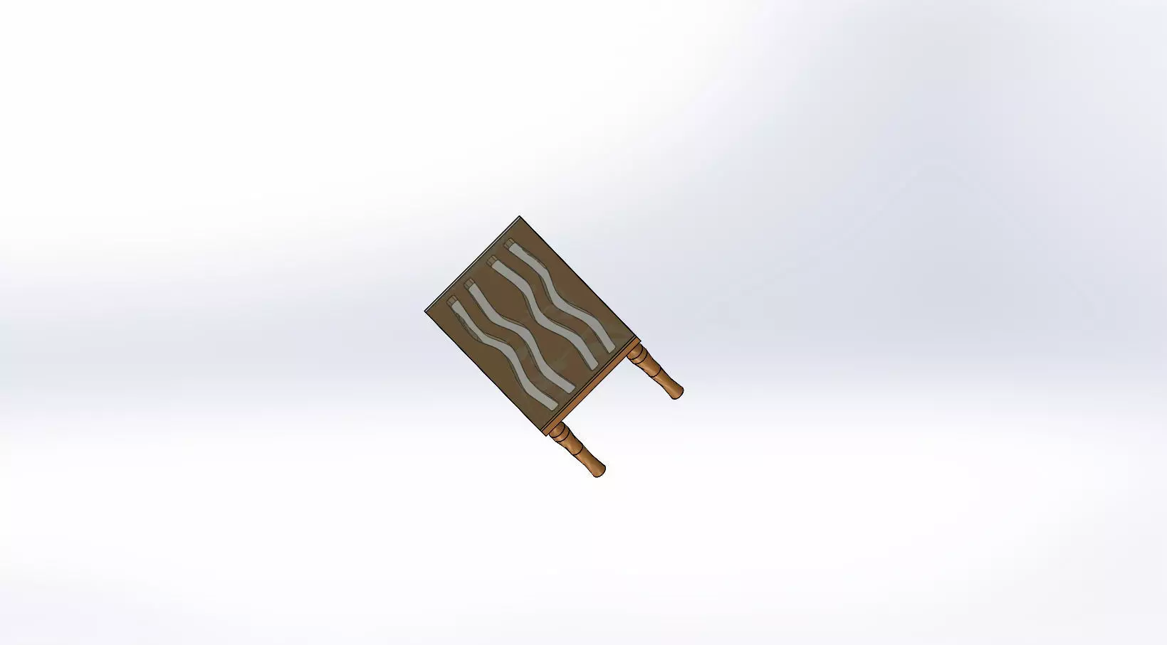 Wooden Table 3D MODEL 3D print model