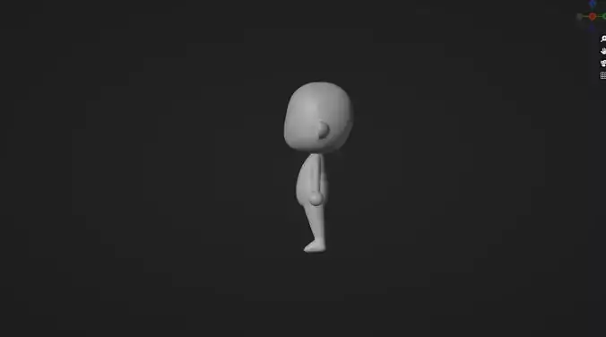 Animal Crossing Player Avatar Low-poly 3D model