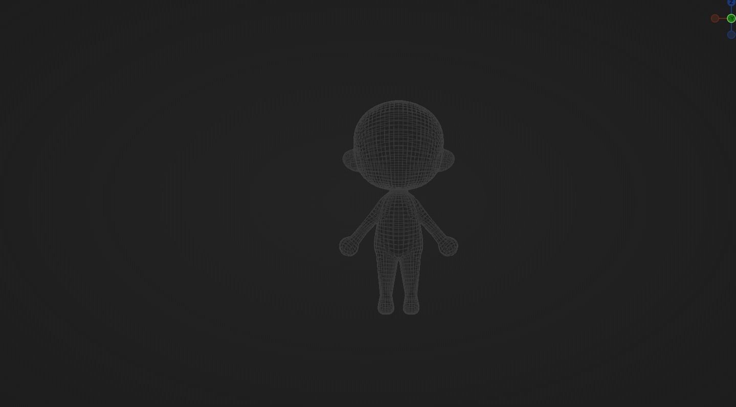Animal Crossing Player Avatar Low-poly 3D model_1