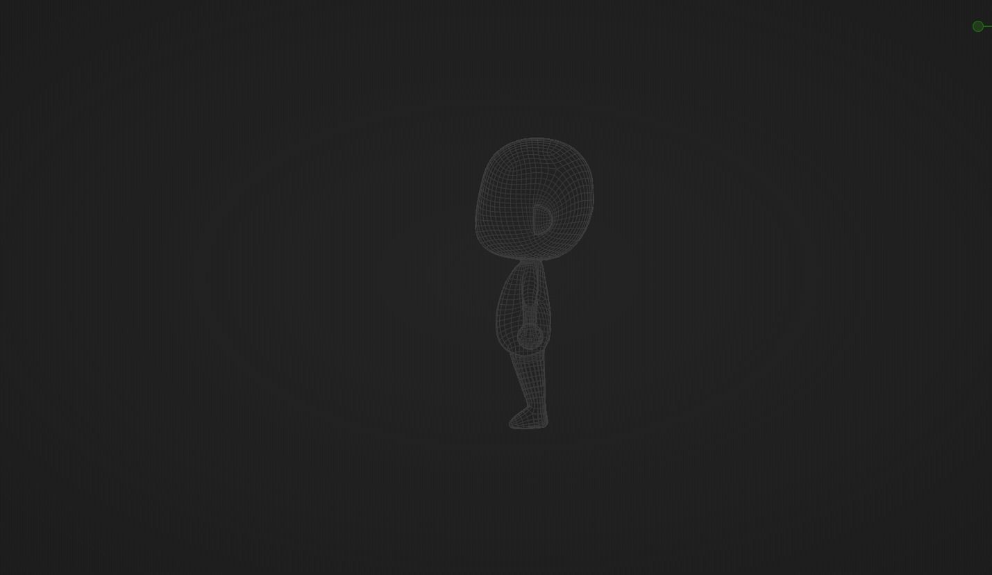 Animal Crossing Player Avatar Low-poly 3D model_3