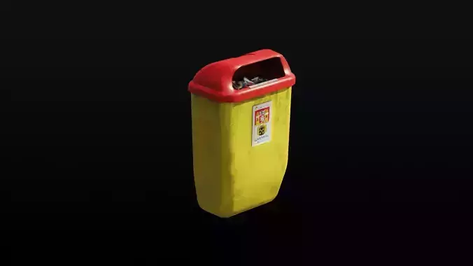 Prague City Street Bin 02