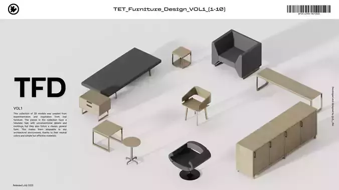 TET Furniture Design Vol 1  3D model