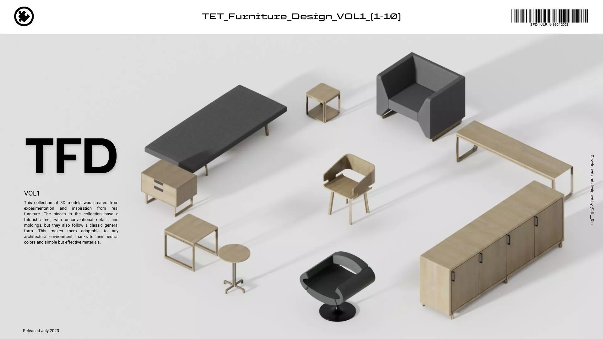 TET Furniture Design Vol 1 3D model_0