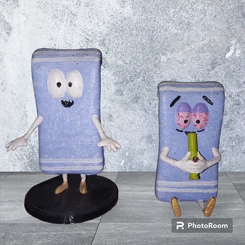 Towelie y Towelie Smoke - South Park 3D print model