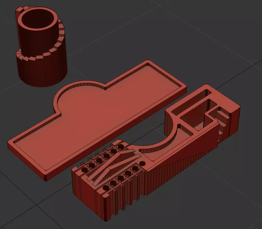 office set and orgnizer 2 3D print model_0