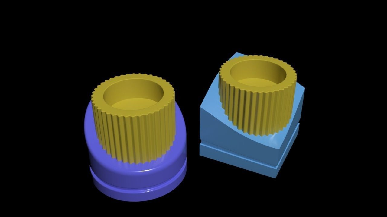 candle holder 2 3D print model_1