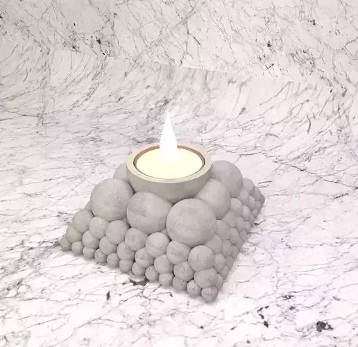 tealight holder circular 3D print model