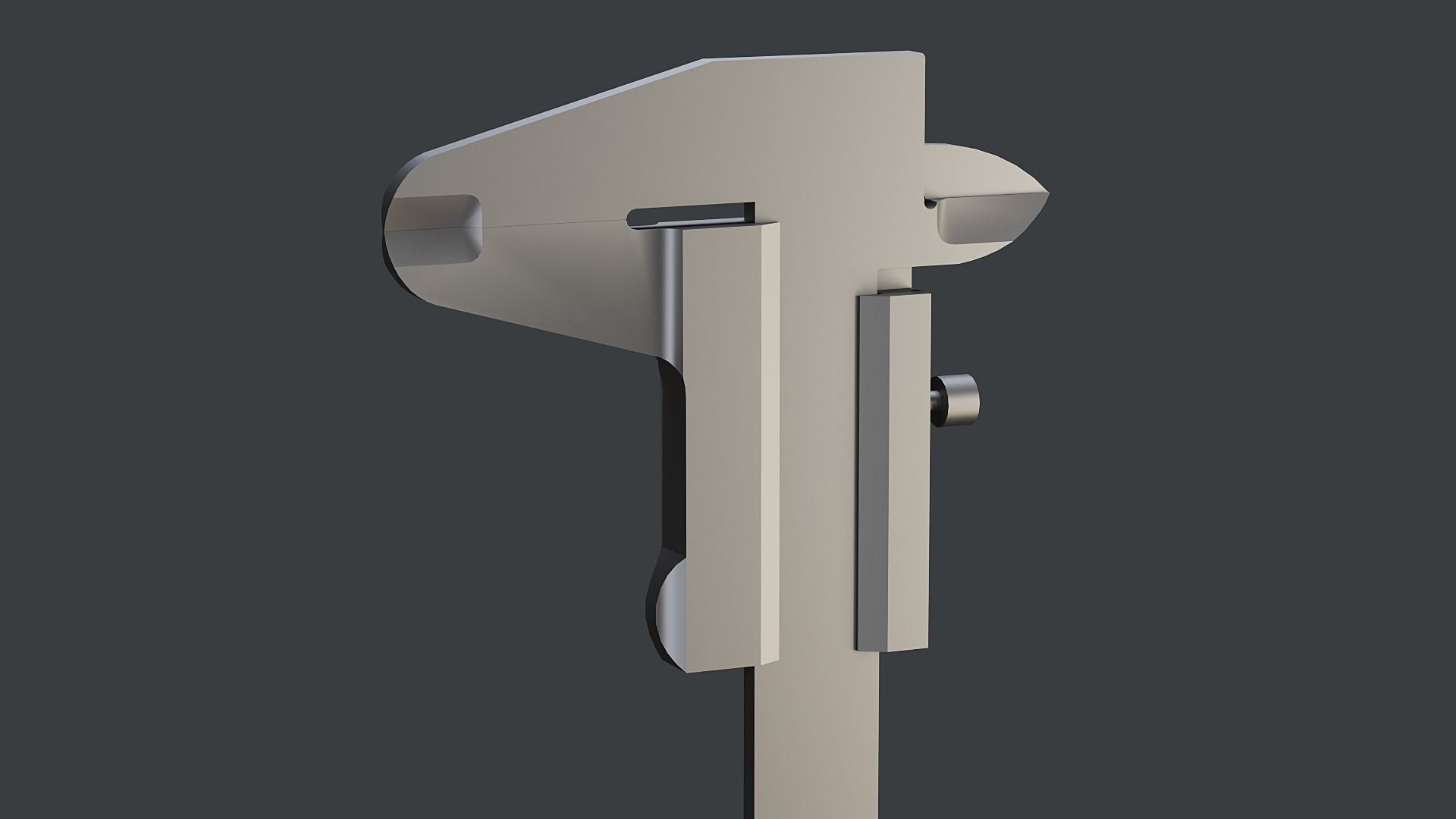 Vernier Caliper PBR Low-poly 3D model_13