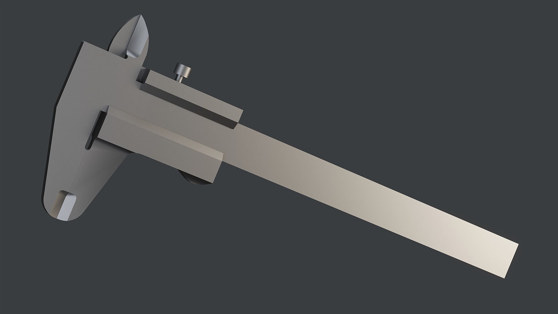 Vernier Caliper PBR Low-poly 3D model_17