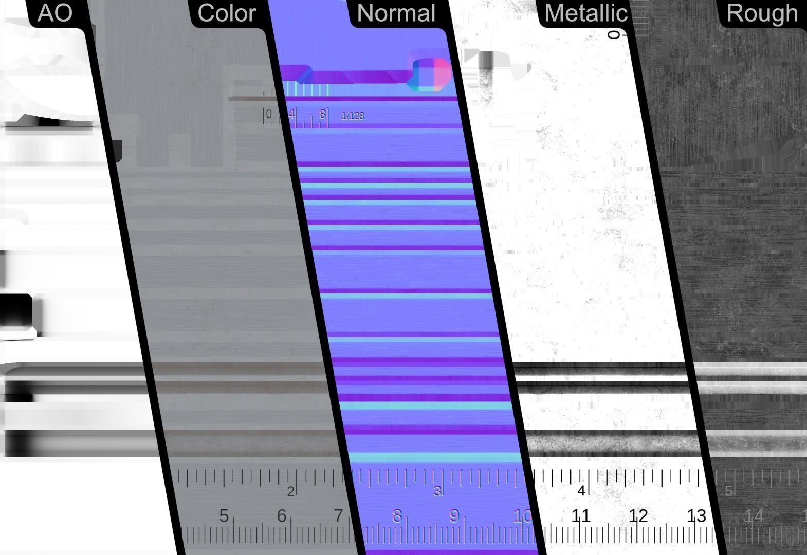 Vernier Caliper PBR Low-poly 3D model_22
