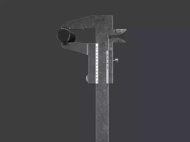 Vernier Caliper PBR Low-poly 3D model