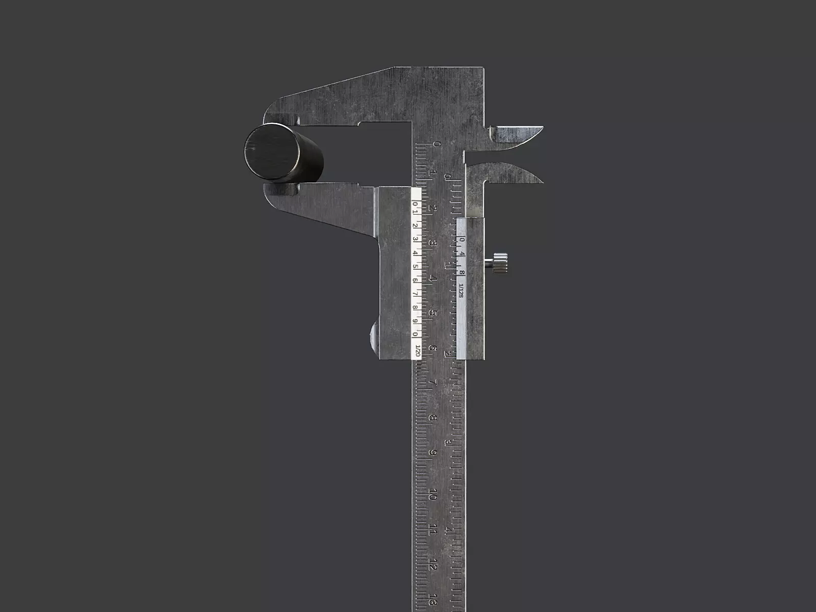 Vernier Caliper PBR Low-poly 3D model_0