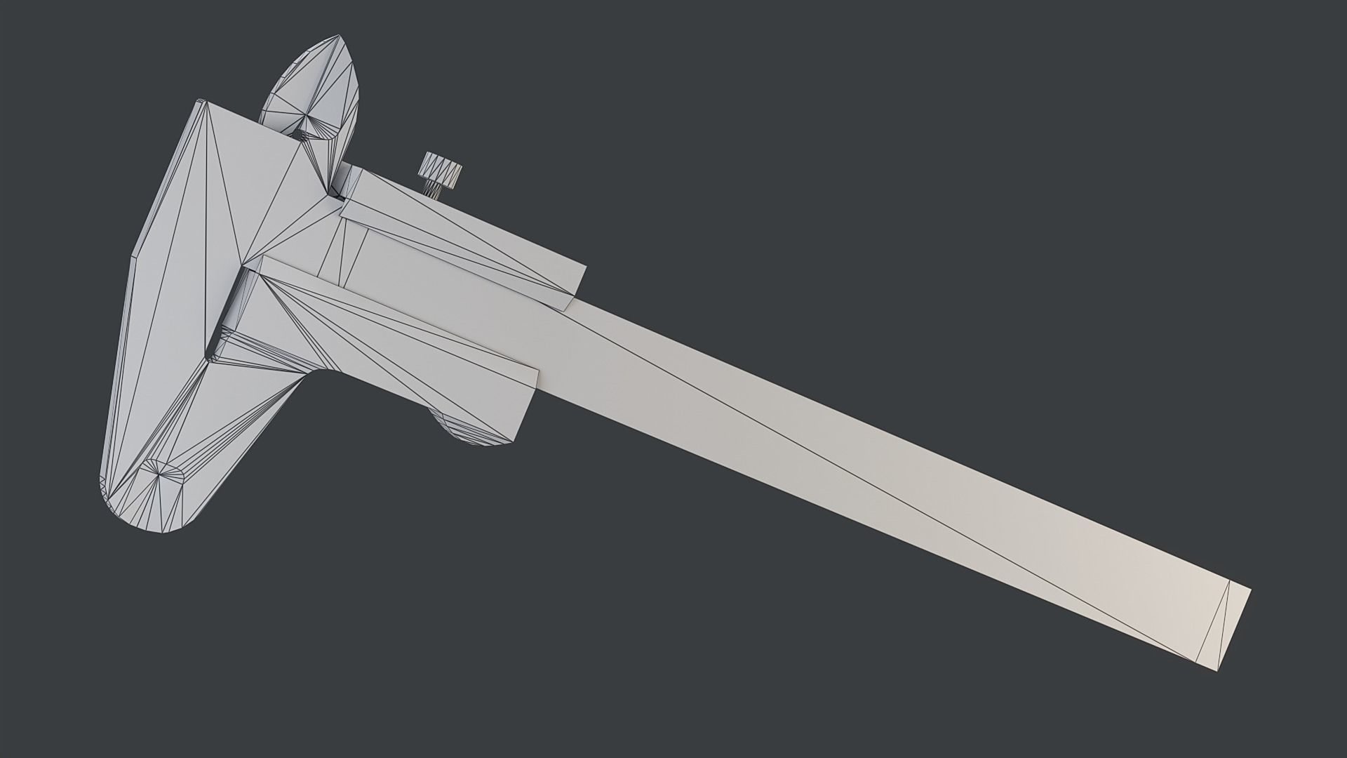 Vernier Caliper PBR Low-poly 3D model_19