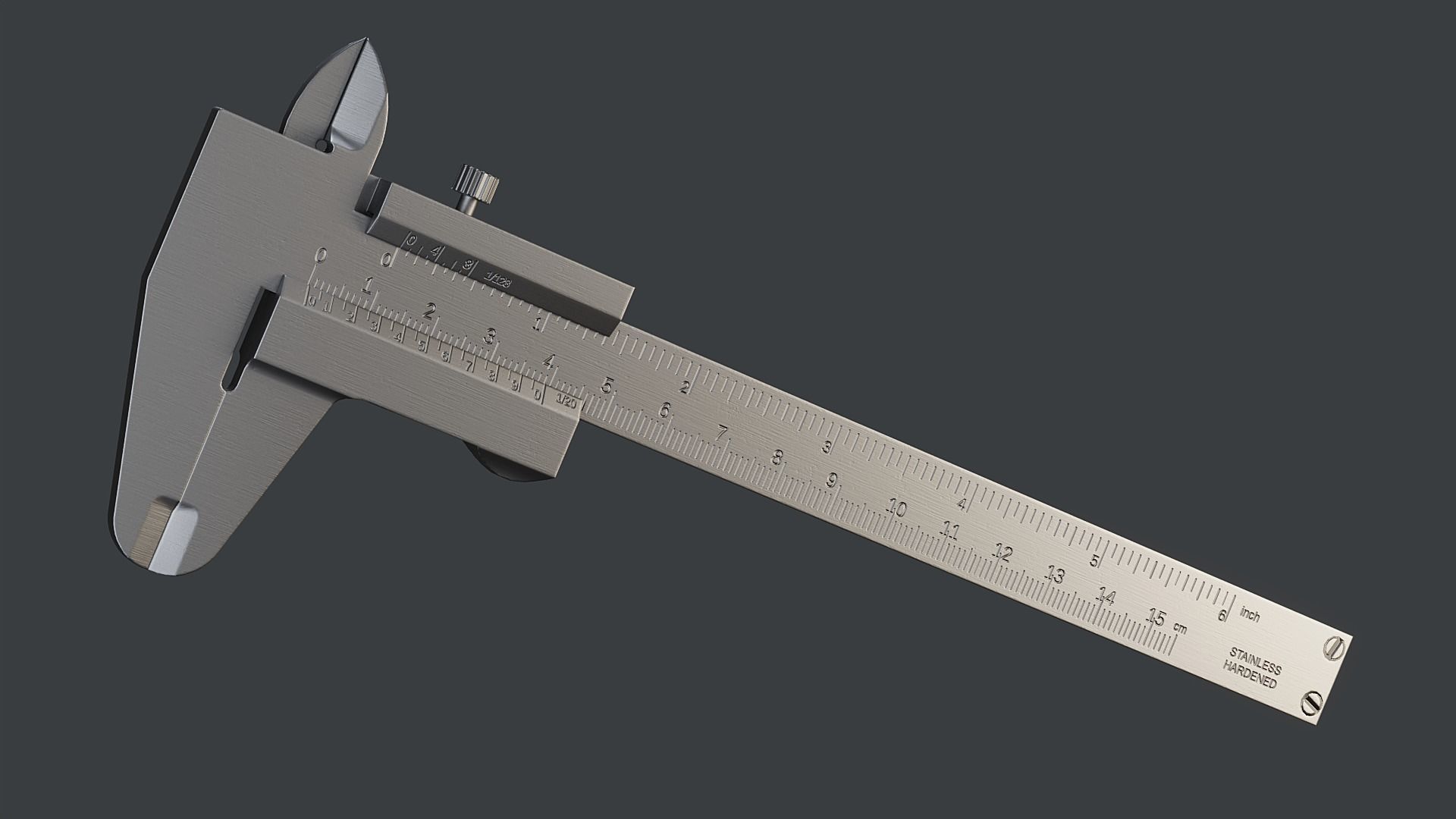Vernier Caliper PBR Low-poly 3D model_18